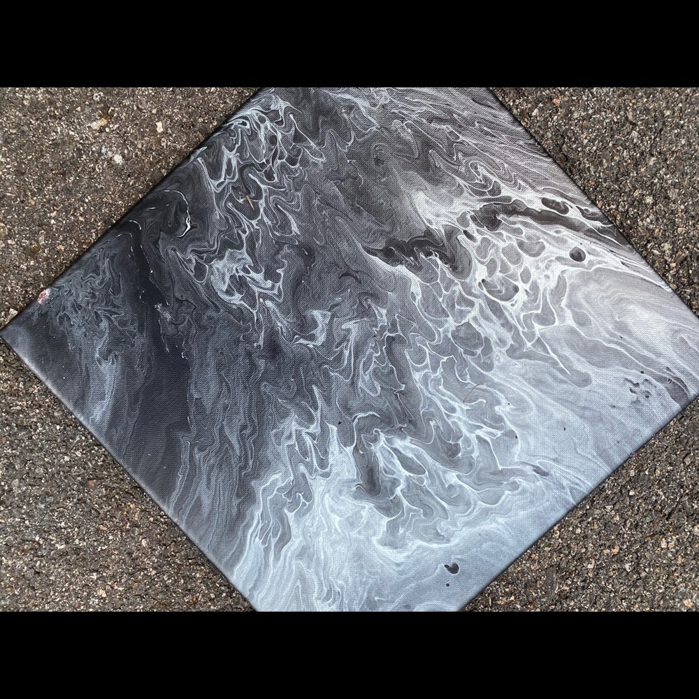 A TOUCH OF GREY. Custom painting